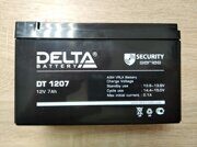 7 а/ч "+ -" (12 В, Д 151 мм, Ш 65 мм, В 100 мм) Аккумулятор Delta DT 1207