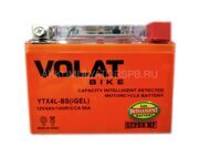 4 а/ч "- +" Volat (пусковой ток 50 А, Д 112 мм, Ш 70 мм, В 86 мм) Volat YTX4L-BS